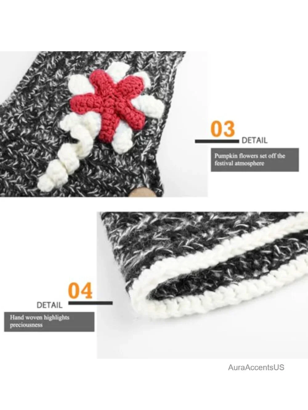Kids Knitted Cat Animal Winter Hat with Scarf - Soft Warm Beanie